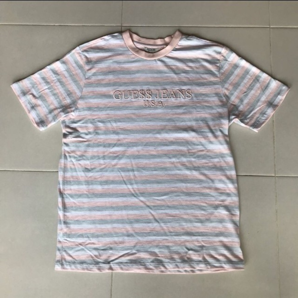 guess x asap rocky cotton candy tee